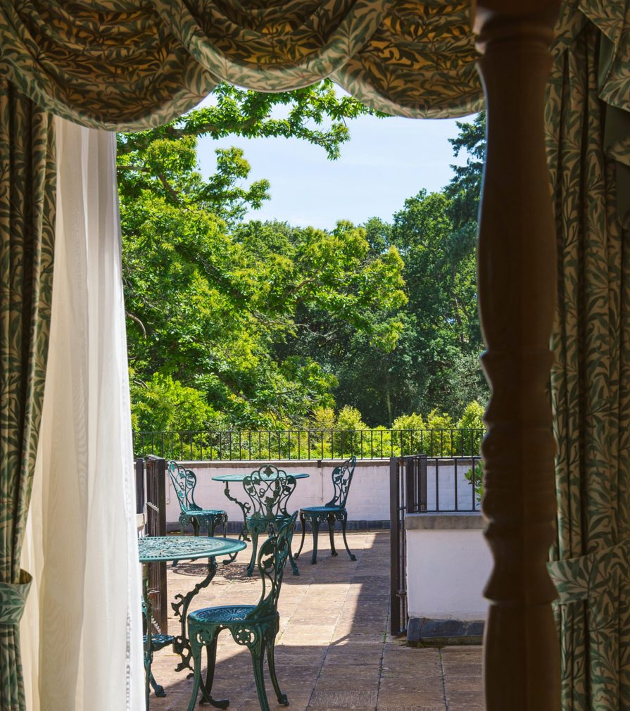 New Forest Hotel Patio Area